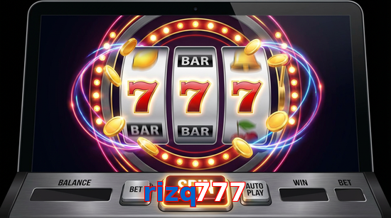 Main screen of Rizq777 slots page for PK players